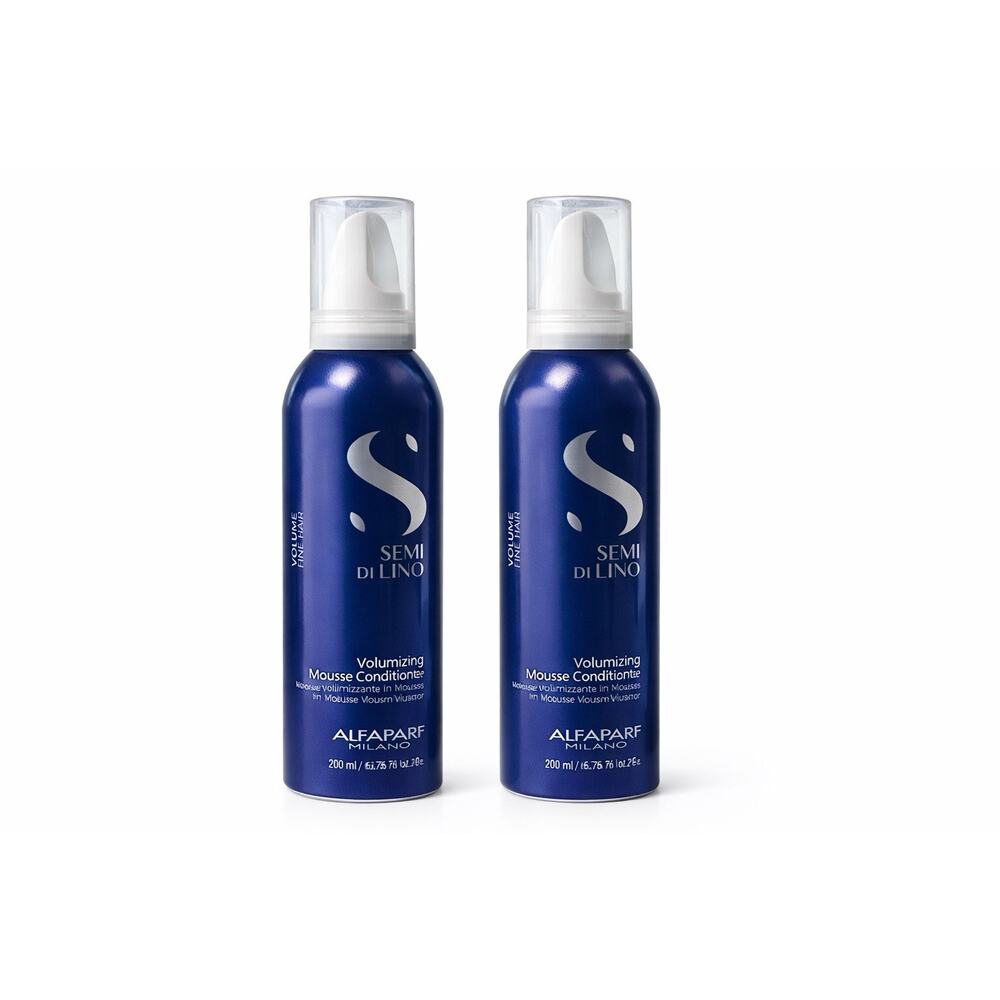 Alfaparf Semi Di Lino Volumizing Mousse Conditioner 6.76 oz Duo